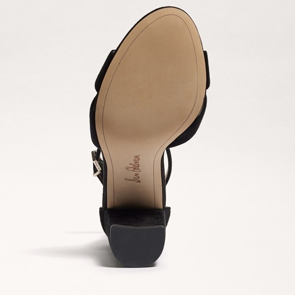 NEW! Sam Edelman Yancy Black Ankle Strap Sandal - Size 9.5 - Picture 5 of 14